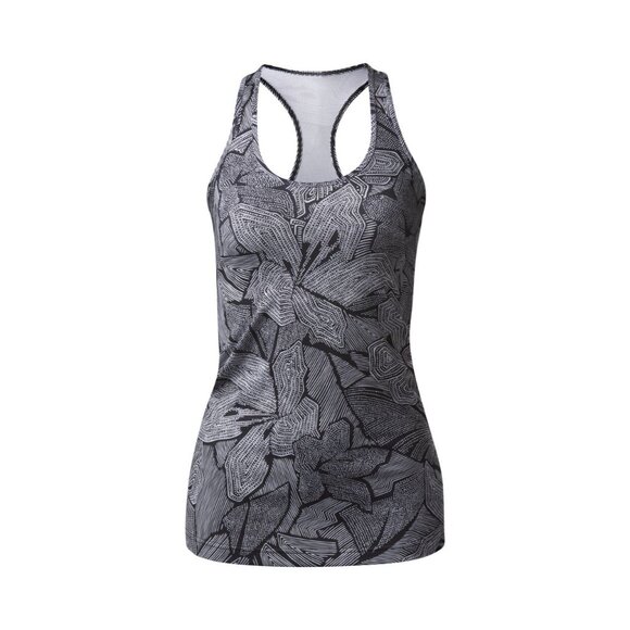 Lululemon Cool Racerback Dottie Tribe White Black size 6 worn 1 time! - Picture 1 of 7